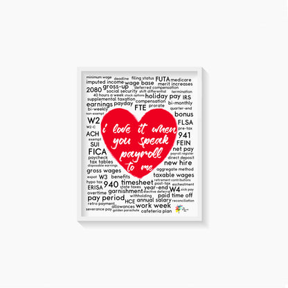Payroll Wall Art Print by The Office Art Guy