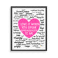 spreadsheet wall art